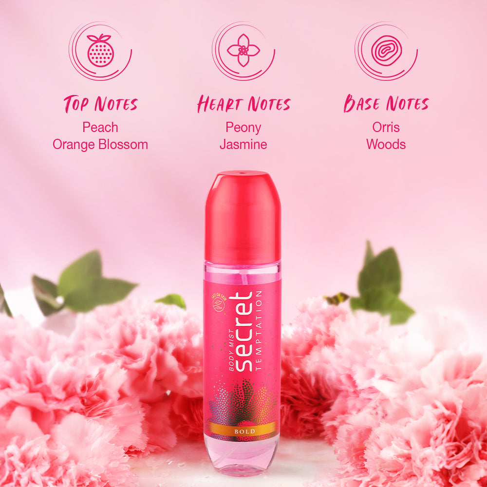 Pink Secret Temptation Talc Powder Secret Temptation Bold Body