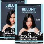 BBlunt Natural Black 5 Minute Shampoo Hair Colour - 20ml X 5