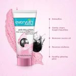 Everyuth Naturals Anti Pollution Pink Clay & Charcoal Face Pack 50g