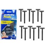 Gillette Razor Presto Disposable Manual Shaving Razor For Men (12 In 1)