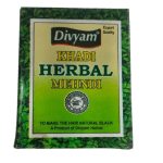 Divyam Khadi Natural Herbal Mehndi Deep Black Color And Conditiones Hair
