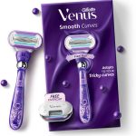 Gillette Veus Smooth Curves | Swirl | Hair Removal Razor for Women, 1 Razor, Women