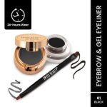 Swiss Beauty 3 In 1 Eyeliner, Eyebrow Filler and Kajal 01 Black (7gm)