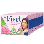 vivel lotus oil Soft Glowing Skin Soap (Buy 4 get 1 free ) each 90g