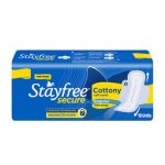 Stayfree Secure Regular Sanitary Pads with Cottony Soft Cover - 18 Pads