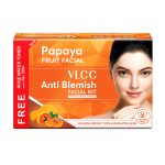 Papaya Fruit Facial Kit - 300 g with FREE Rose Water Toner - 100 ml